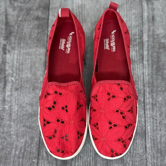 Koolaburra by UGG Amiah Lace Floral Slip-On Sneakers [S3231] - Picture 2 of 9